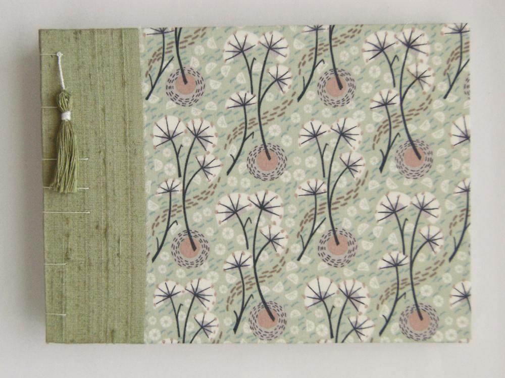 Wedding Guest Book - Liberty Tana Lawn - Umbels And Florals - 8" X 6" - Ready To Ship